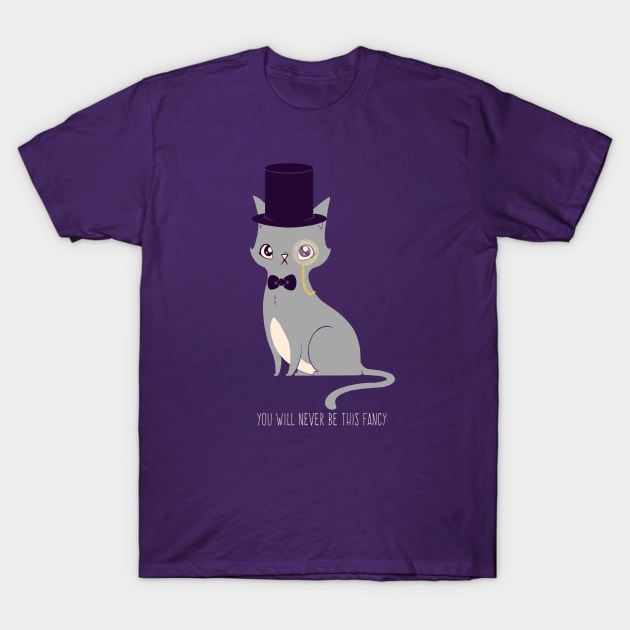 Fancy Cat T-Shirt by ChocolateRaisinFury